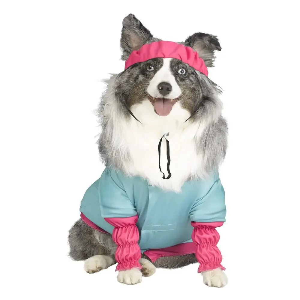 NEW InSpirit Designs Aerobics Workout Barbie Dog Halloween Dress Up Costume XL